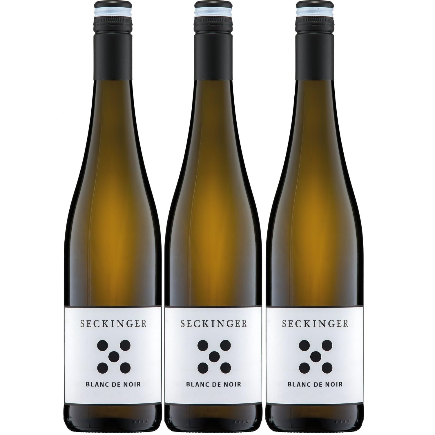 Seckinger Pinot Blanc de Noir Bio Weißwein Wein Halbtrocken Pfalz Inkl FeinWert E-Book (3 x 0,75l)