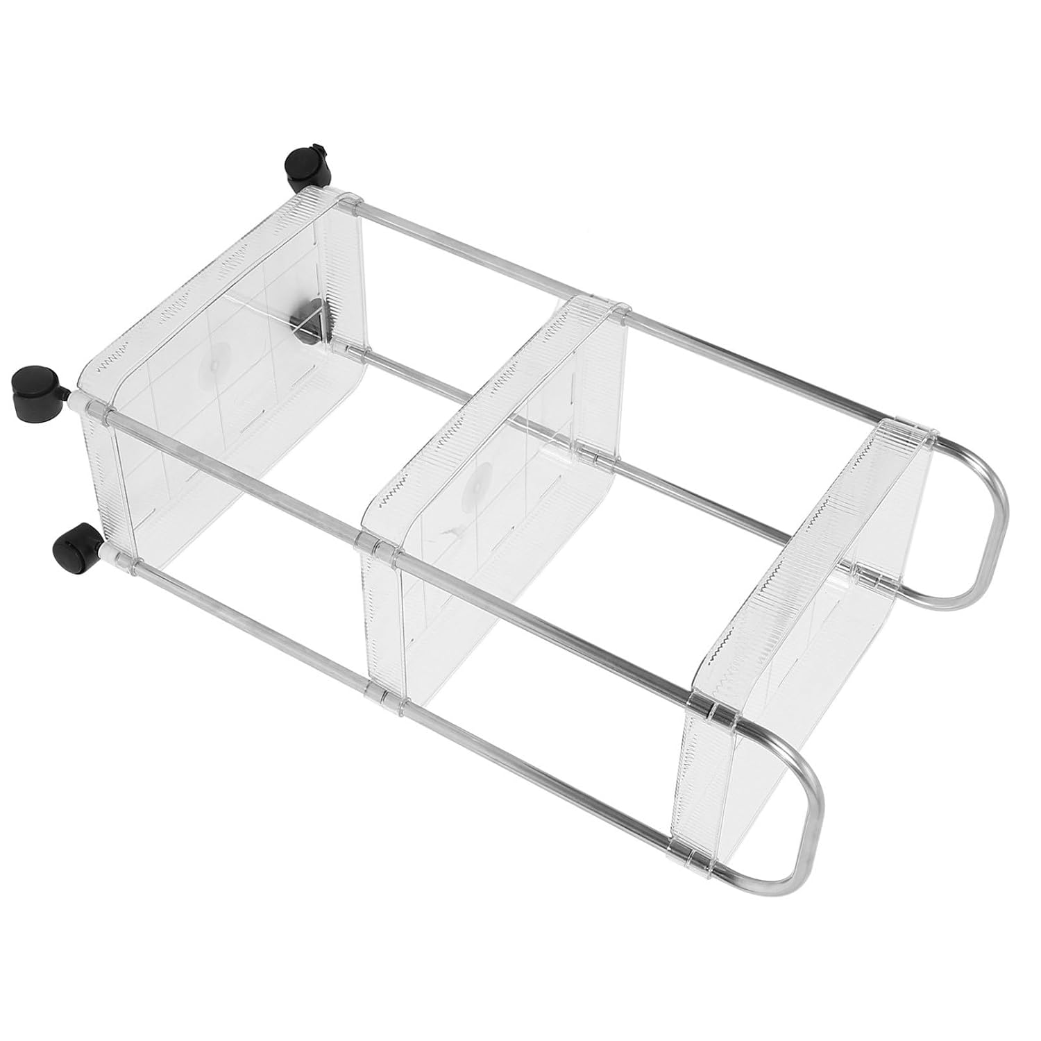 GANAZONO Multi-tier Rolling Storage Cart with Wheels for Hair Salon, Space-saving Pet Material Trolley with Ample Storage Space, for Beauty Parlors and Areas with Limited Floor Space