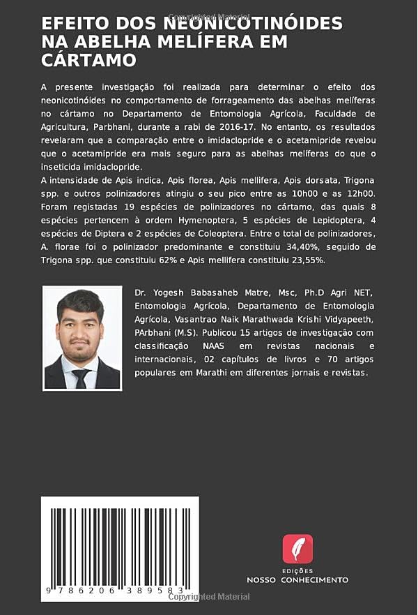 Miniatura 2 de EFEITO DOS NEONICOTINÓIDES NA ABELHA MELÍFERA EM CÁRTAMO (Portuguese Edition)