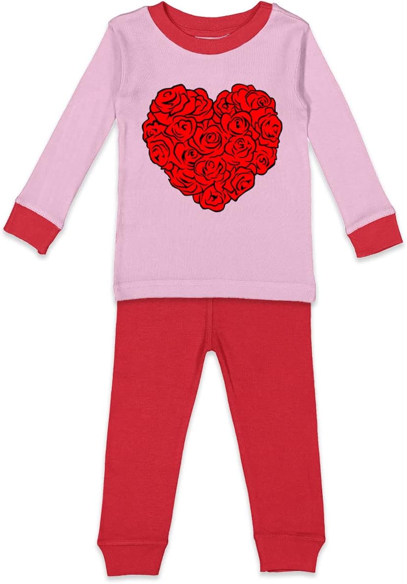 Heart of Roses - Bouquet Flowers Love Kids Shirt & Pants Set