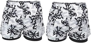 BESPORTBLE 2 Peças Calções De Banho Forrados Para Homens Calções De Banho Masculinos Calções Soltos Para Homens Verão Praia Curto Calções De Banho Masculinos Presente De Natação Calções De