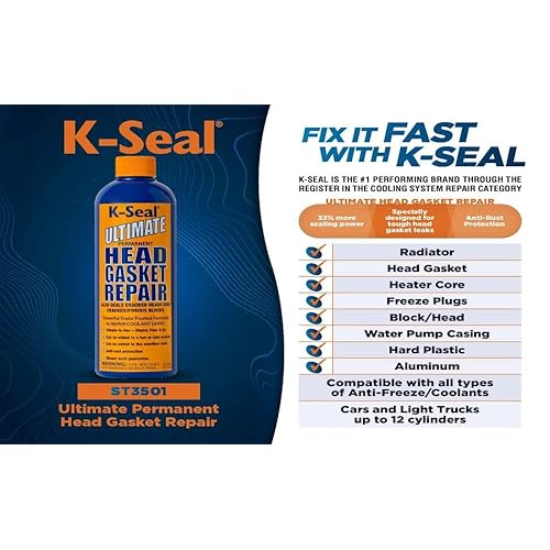 KSeal ST3501 Pour And Go Head Gasket Sealer