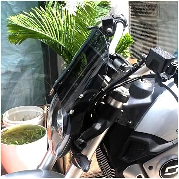 Motorcycle WindScreen Windshield For Super Soco TS TC MAX For 7-inch Headlight Electric Motorcycle Modified Parts