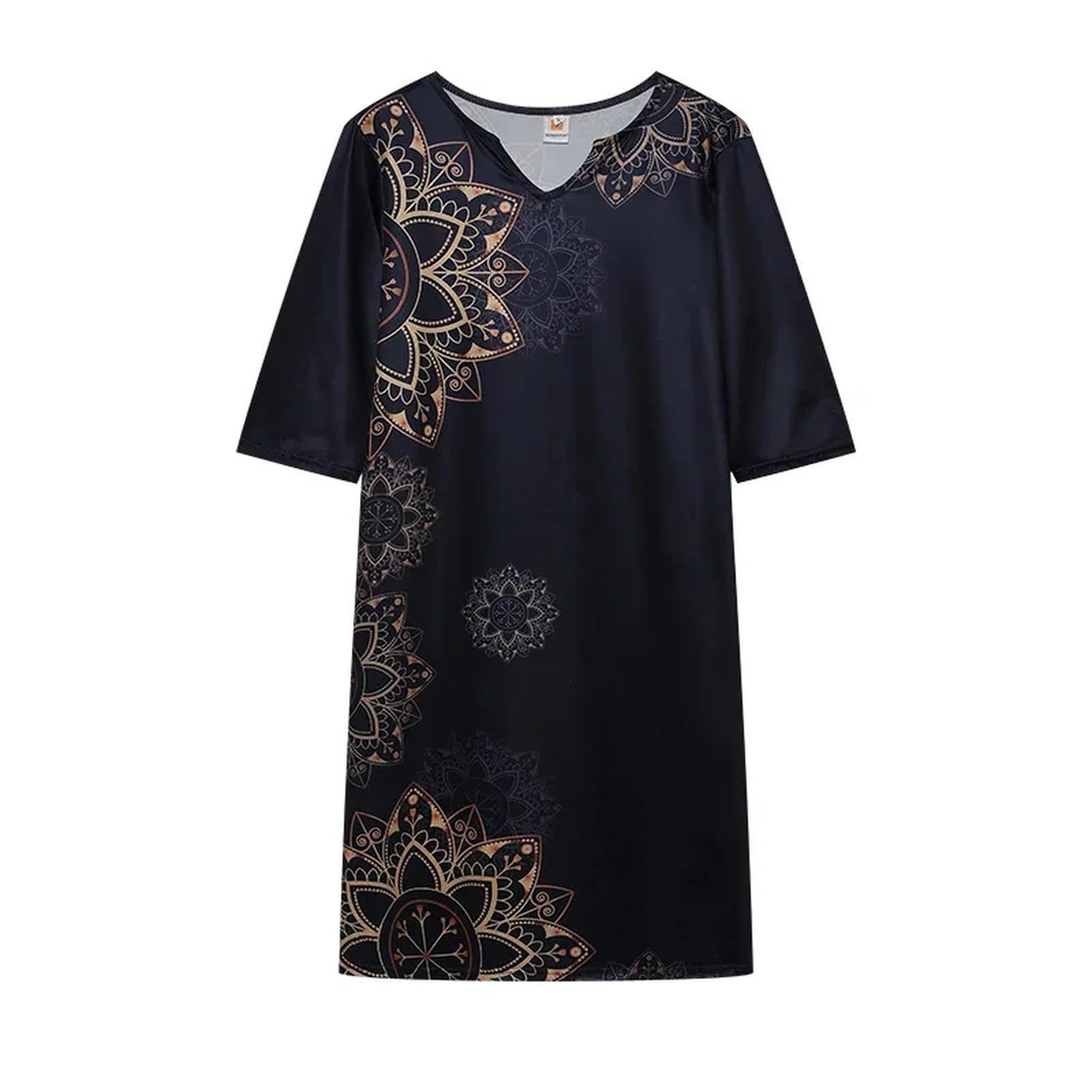 Robe trapèze imprimé floral d'été pour rester fraîche et élégante en canicule