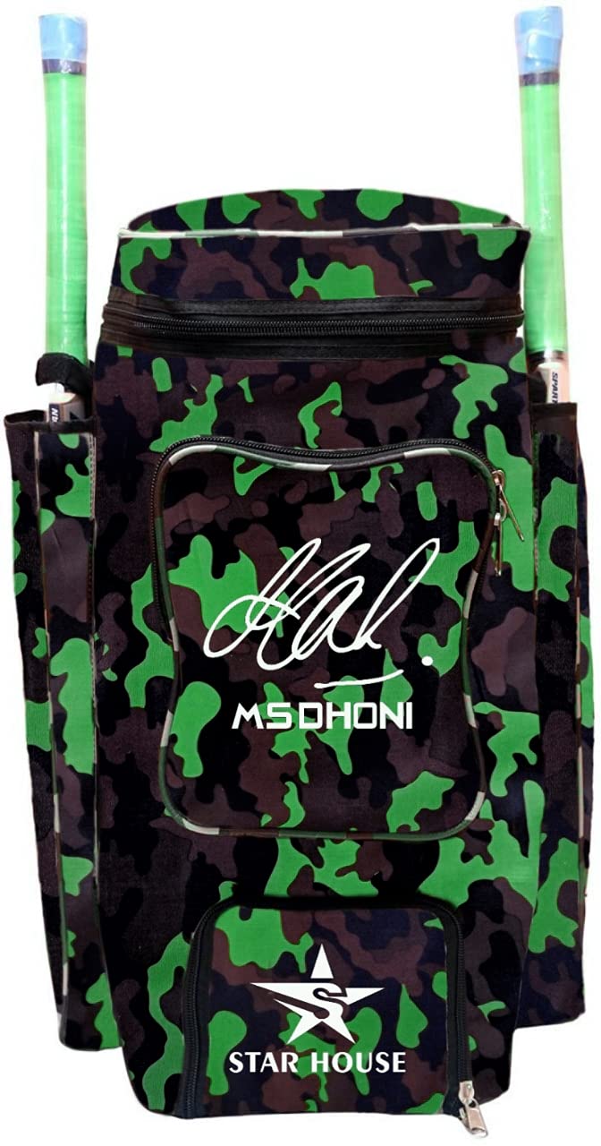 STAR HOUSE MSD Cricket Kit Bag Heavy Padded (green) (B09B7PM7G4) Amazon Price History, Amazon Price Tracker