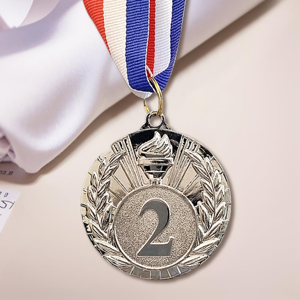 5 cm Medaglia d'oro/Argento/Bronzo Premi Sportivi con Nastro al Collo Medaglie del Vincitore in Metallo Medaglie della Competizione for la Gara di Festa di Talent Show