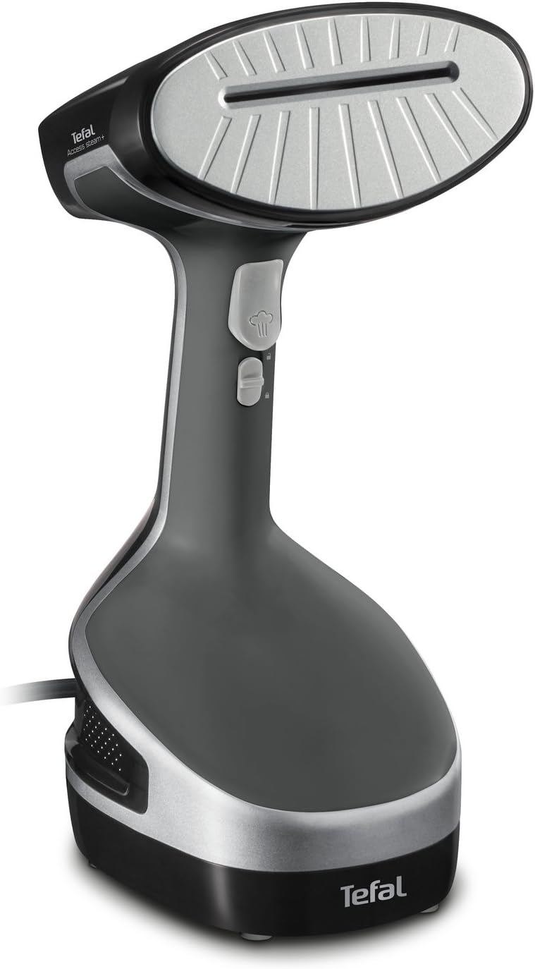 Tefal Access Steam+ Handheld Clothes Steamer, 1600 W, Black And Silver, DT8150, 115 X 145 X 275mm