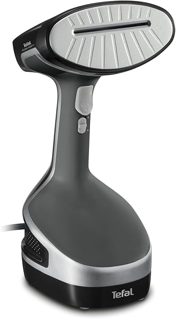 Tefal Access Steam+ Handheld Clothes Steamer, 1600 W, Black and Silver, DT8150, 115 x 145 x 275mm