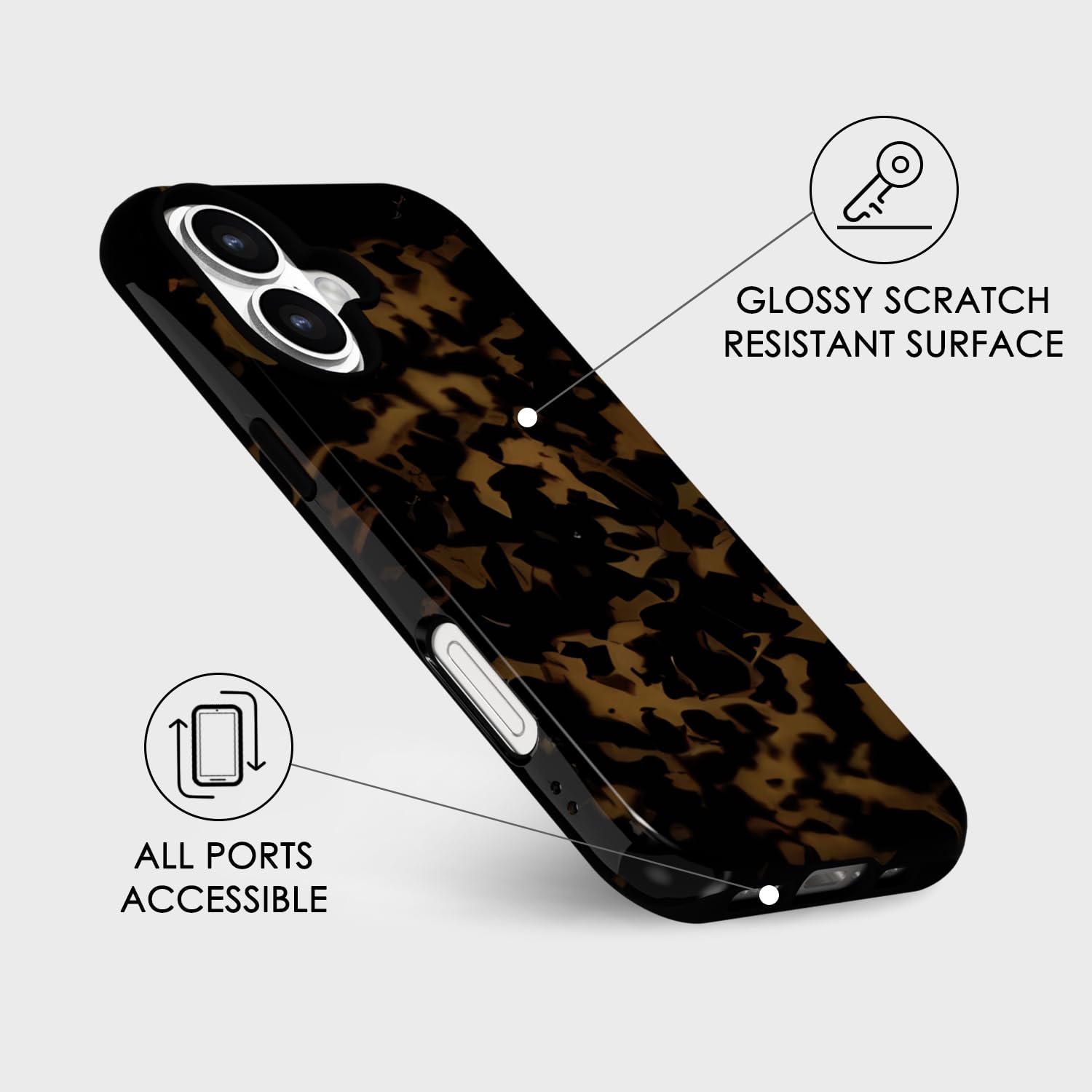 16 plus phone case IPhone 16 Plus anti-fall painted case