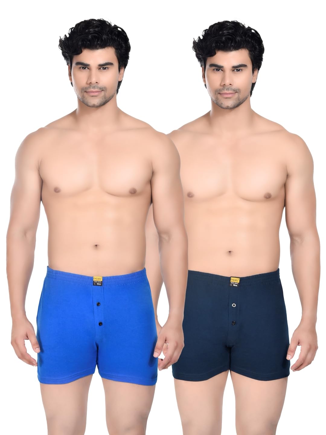 digsel mens wear Digsel Men 100% Cotton Relax Shorts Solid Colour with Pocket Pack of 2-picture-19