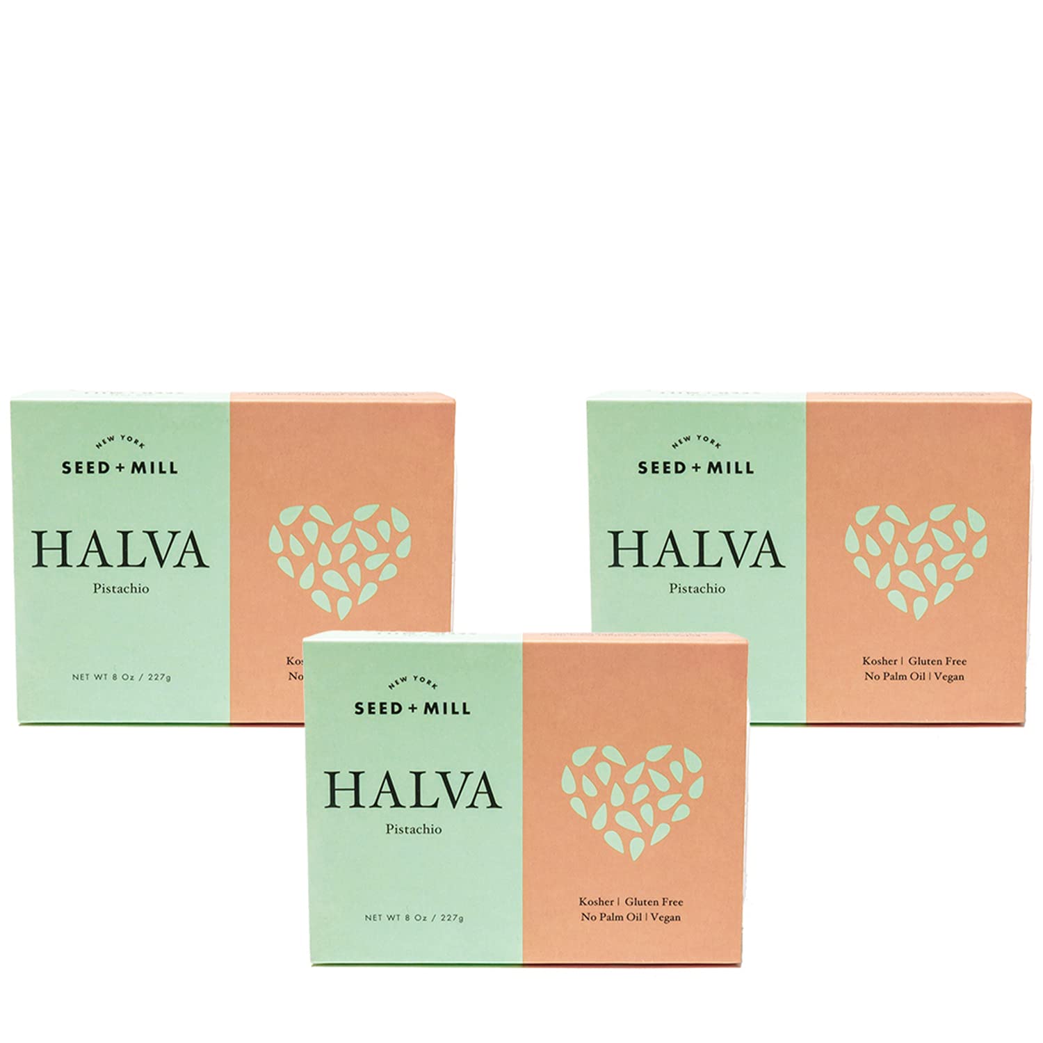 Seed + Mill Halva Pistachio Vegan, Kosher, & Gluten