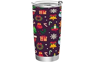 Blueangle 20oz Christmas Green Tree Tumbler: Festive Hydration for Holiday Cheer