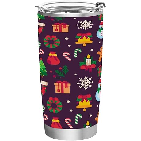 Blueangle 20oz Christmas Green Tree Tumbler: Festive Hydration for Holiday Cheer