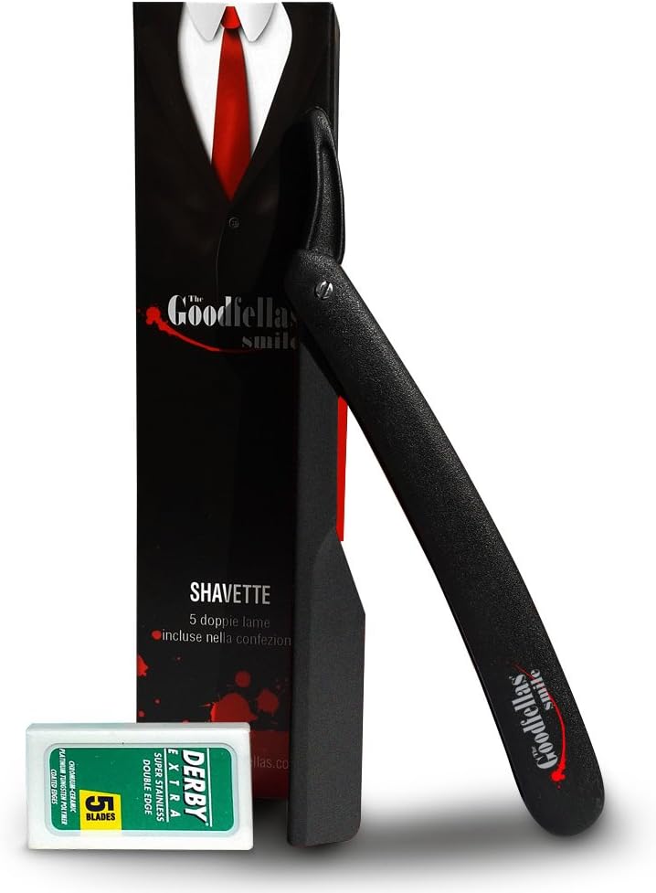 THE GOODFELLAS SMILE Straight Razor Black, 1 Pound
