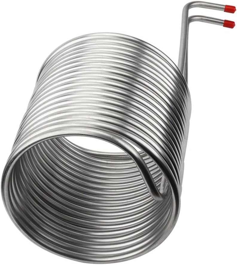 Chiller, 9.52mm Immersion Wort Chiller, Stainless Steel Cooling Coil for Home Brewing Wort Cooler 15Meter
