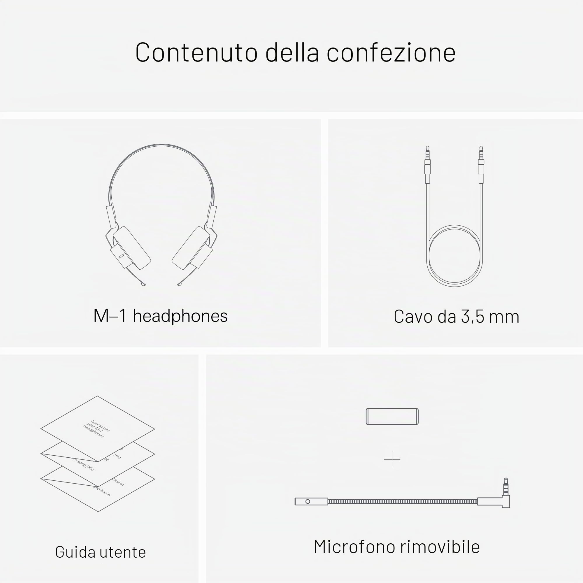Teenage Engineering M-1 - Cuffie con microfono