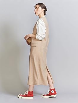 BEAUTY&YOUTH キーネック バックスリット ジャンパースカート　新品 BEAUTY&YOUTH UNITED ARROWS（ビューティーアンドユース