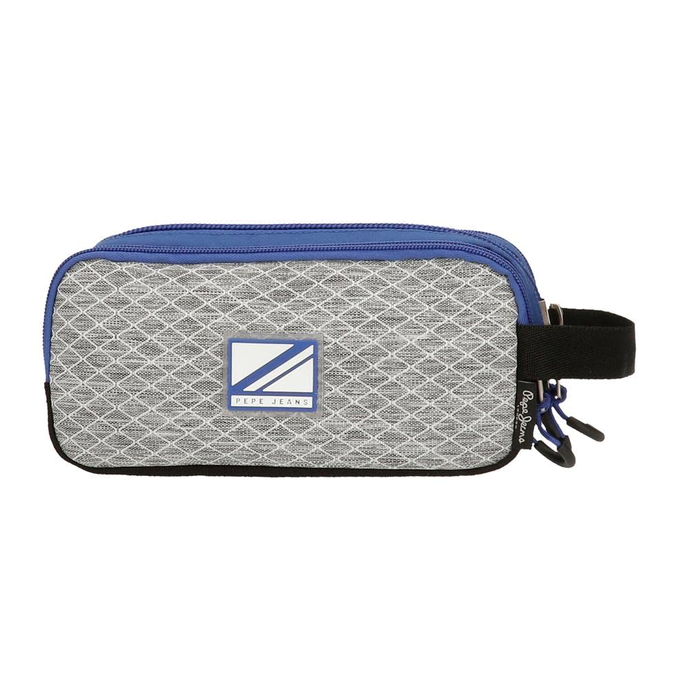 Pepe Jeans Darren Triple Case Blue 22x10x9cm Polyester, Blue, Triple Case, 22 sztuki - Image 3