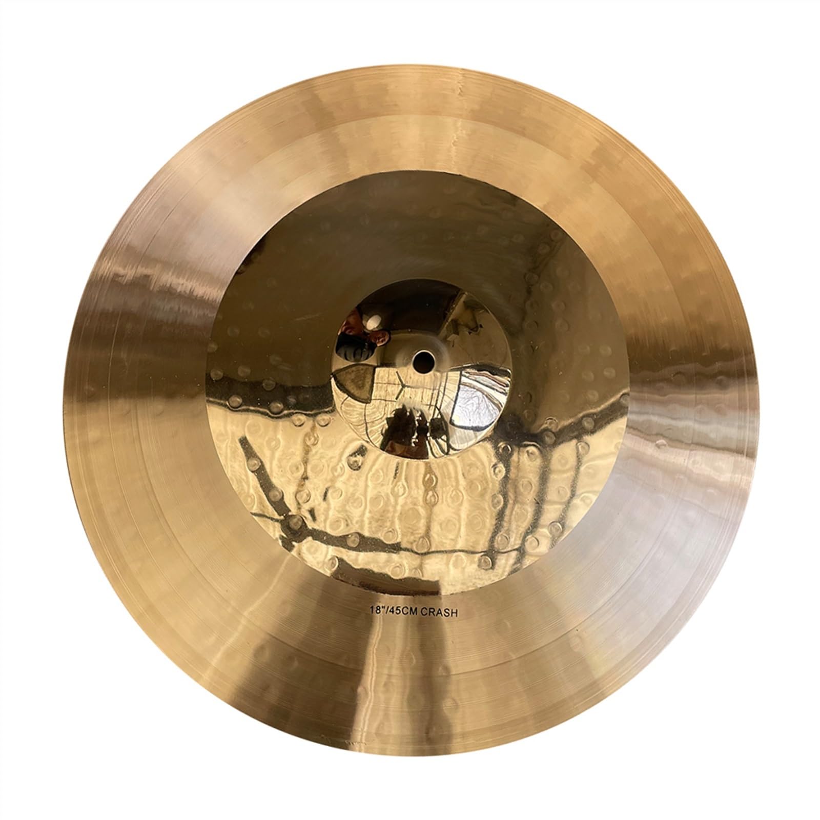 Cymbale Professionnelle 18" Crash Cymbal pour Batteurs Instruments À Percussion Accessoires pour Instruments à Percussion