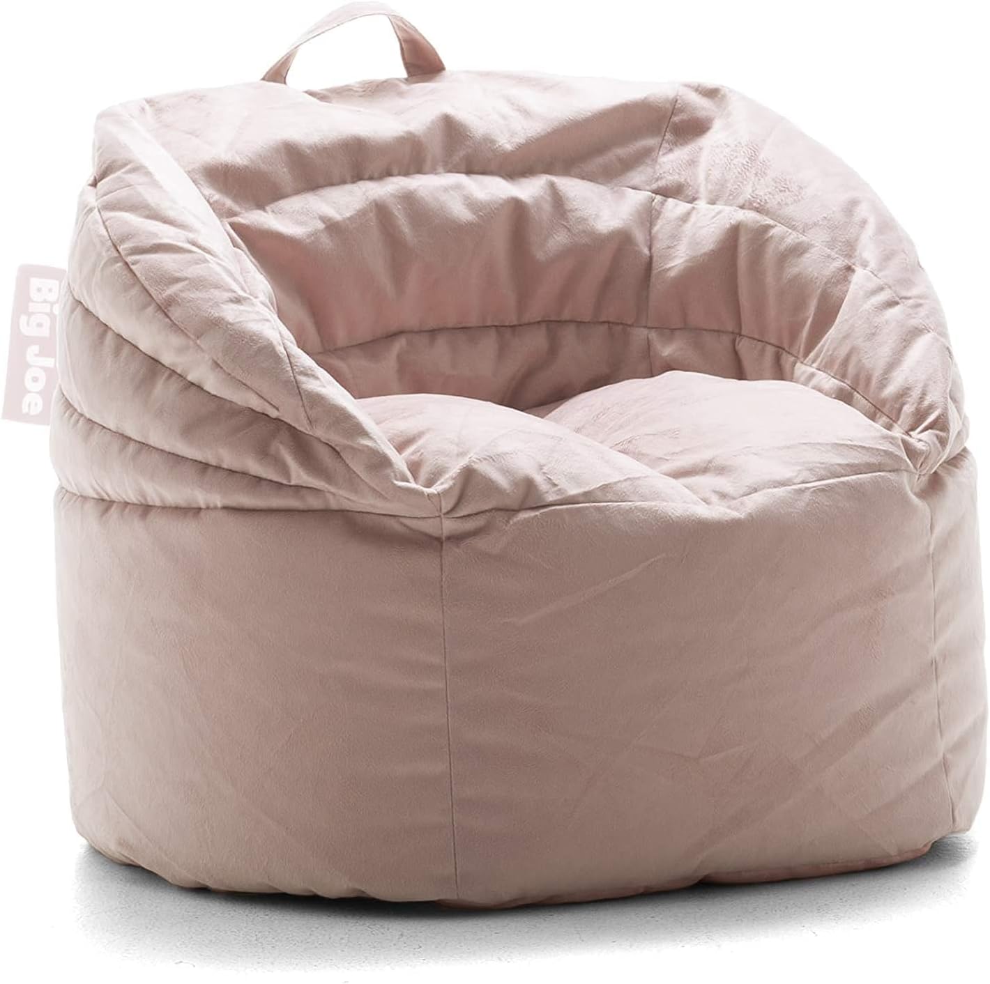 Big Joe Stack Bean Bag Chair, Desert Rose Plush, 2ft Home