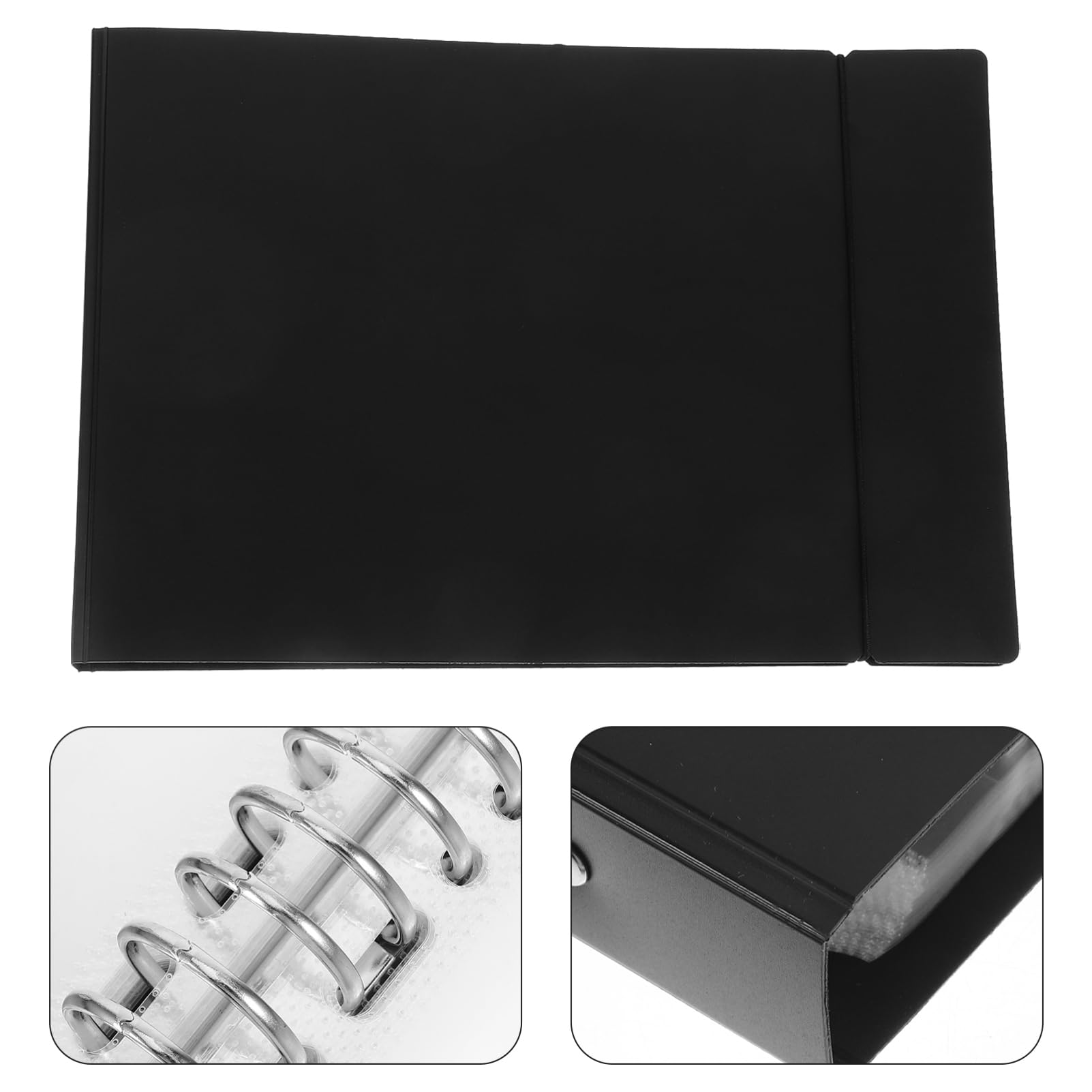 Gadpiparty Raccoglitore Per Degli Assegni Organizzatore Di Documenti Finanziari Album Per Fatture Con Tasche Per Ricevute e File Soluzione One Per Ufficio