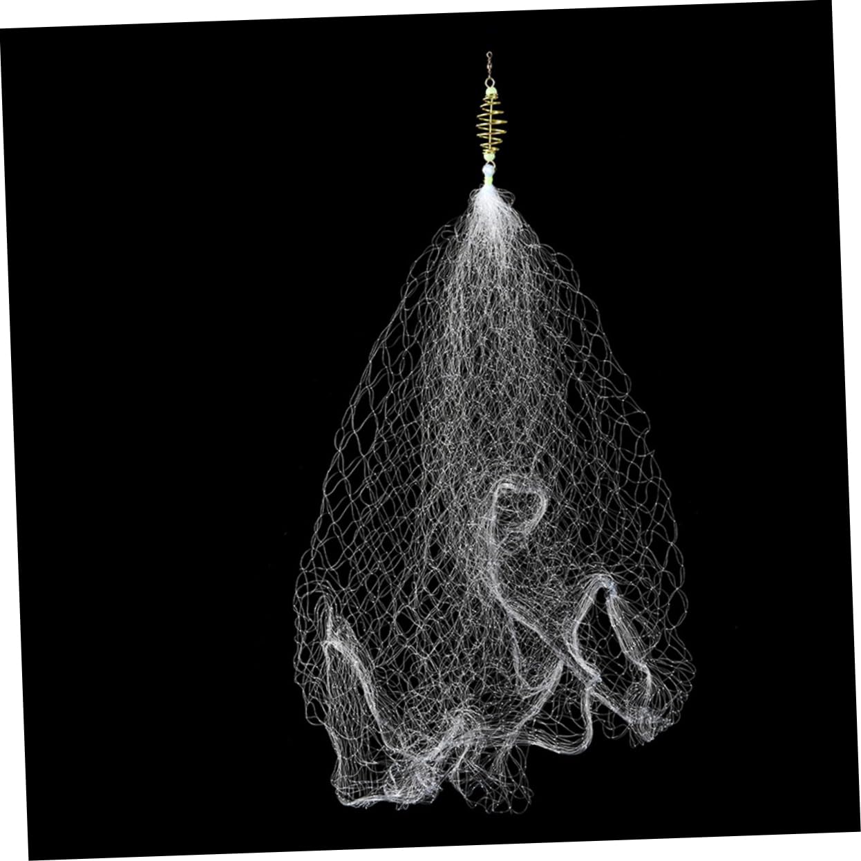 BESPORTBLE 40 Pièces Épuisette De Pêche Filet D'Appât Pliable Filet en Nylon Accessoires De Fonte Lancer Une Épuisette Un Filet À Mailles Denses pour La Pêche Remplacement De Maille De