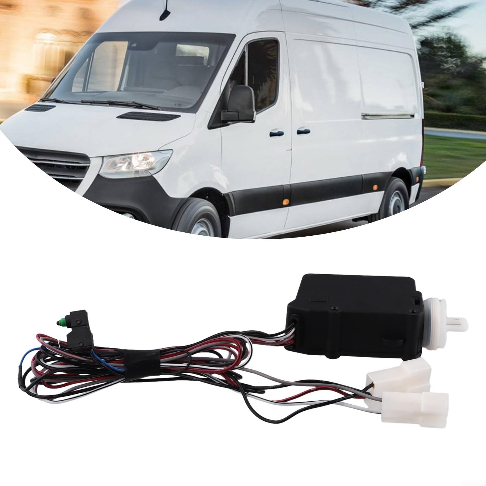 Actuador de cierre centralizado para Mercedes Sprinter (1996 – 2006) y Vito W638 (1996-2003) – Actuador de cerradura de puerta, negro, OEM 0018002475