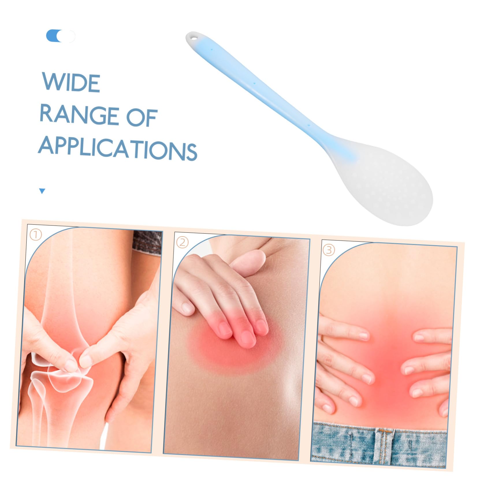 Healvian 5piezas De Masaje Para Cuerpo Bastón De Masaje De Mano Para Aliviar Musculatura Para Espalda y Cuello Diseño Ergonómico y Moderno Para Uso Oficina y Post-entrenamiento