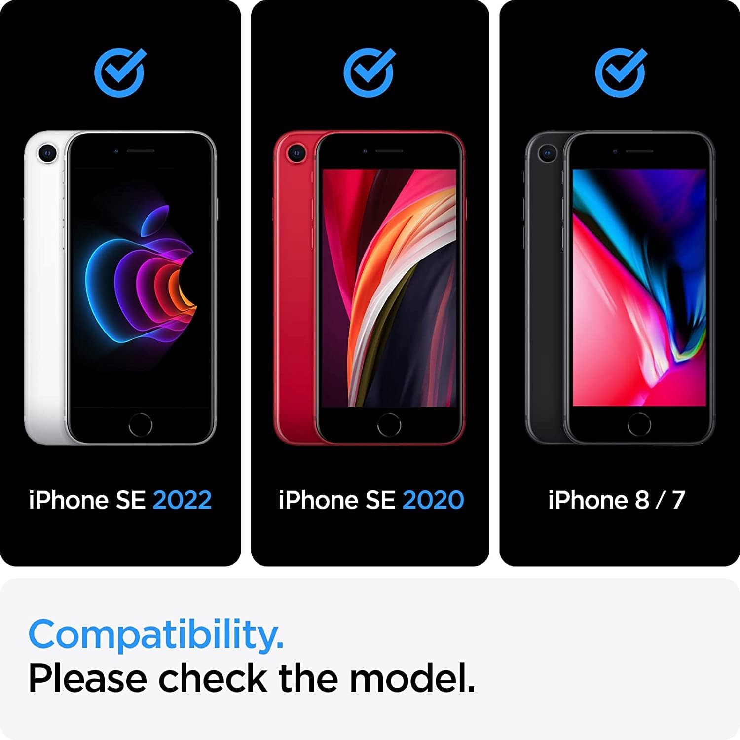 Exclusive Discount 80% Offer Spigen Ultra Hybrid S [2nd Generation] (Anti-Yellowing PC Back) Designed for iPhone SE 2022 Case/iPhone SE 3 Case 2022 / iPhone SE 2020 Case/iPhone 8 Case/iPhone 7 Case - Jet Black