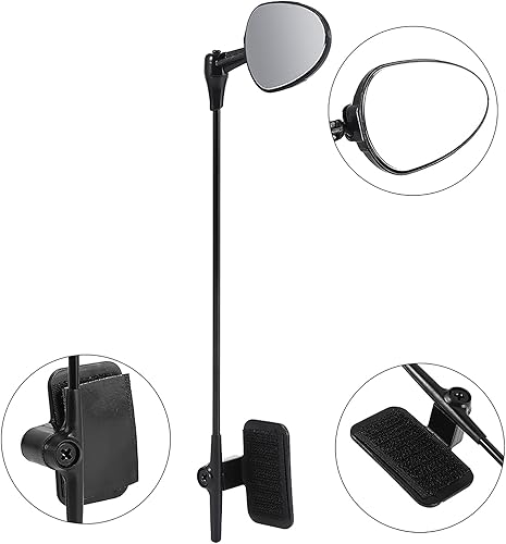 Miniatura 3 de Espejo de casco de bicicleta ajustable de 360 grados, accesorio ligero para bicicleta retrovisor para ciclismo, se adapta a la mayoría de cascos de