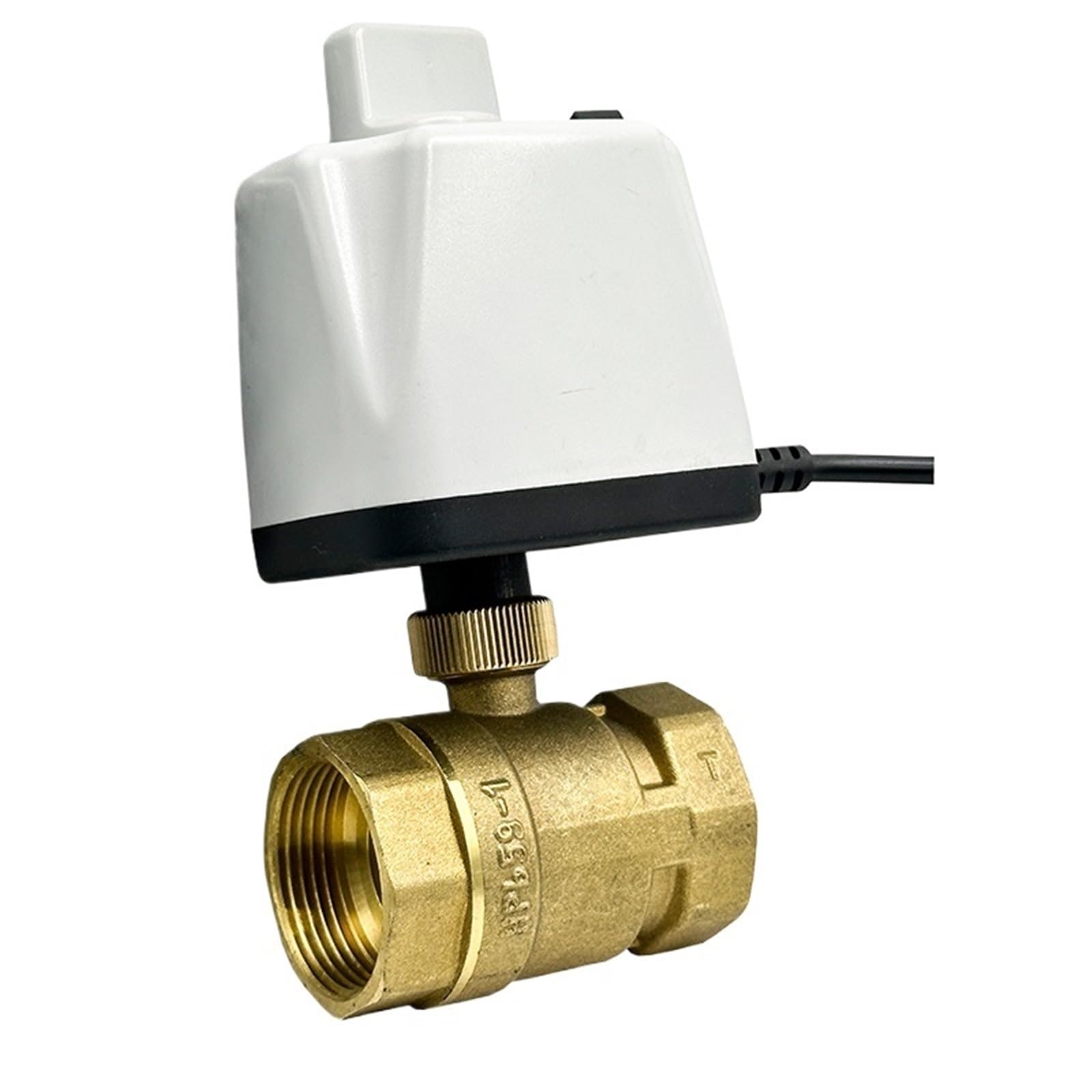 Vanne à boisseau sphérique motorisée 1-1/4" pour automatisme de chauffage de maison 220V
