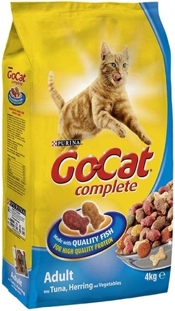 Go-Cat Purina Complete Tuna, Herring And Veg Adult Cat Food - 4kg