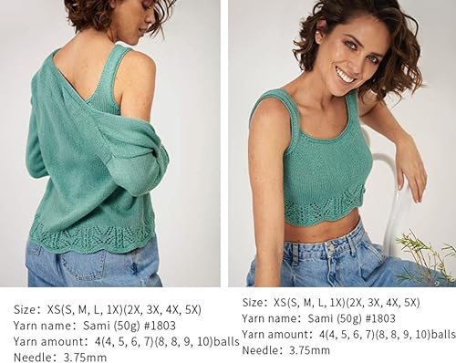 Miniatura 5 de Yarn Ave Amano Sami Yarn 1812 - Hilo de algodón 100% pima para primavera y verano