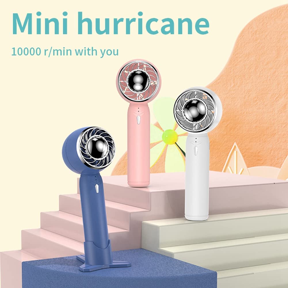 Mini ventilatore portatile USB ricaricabile, ventilatore portatile con tre velocità regolabili, ventilatore da esterno,Ventilatore portatile
