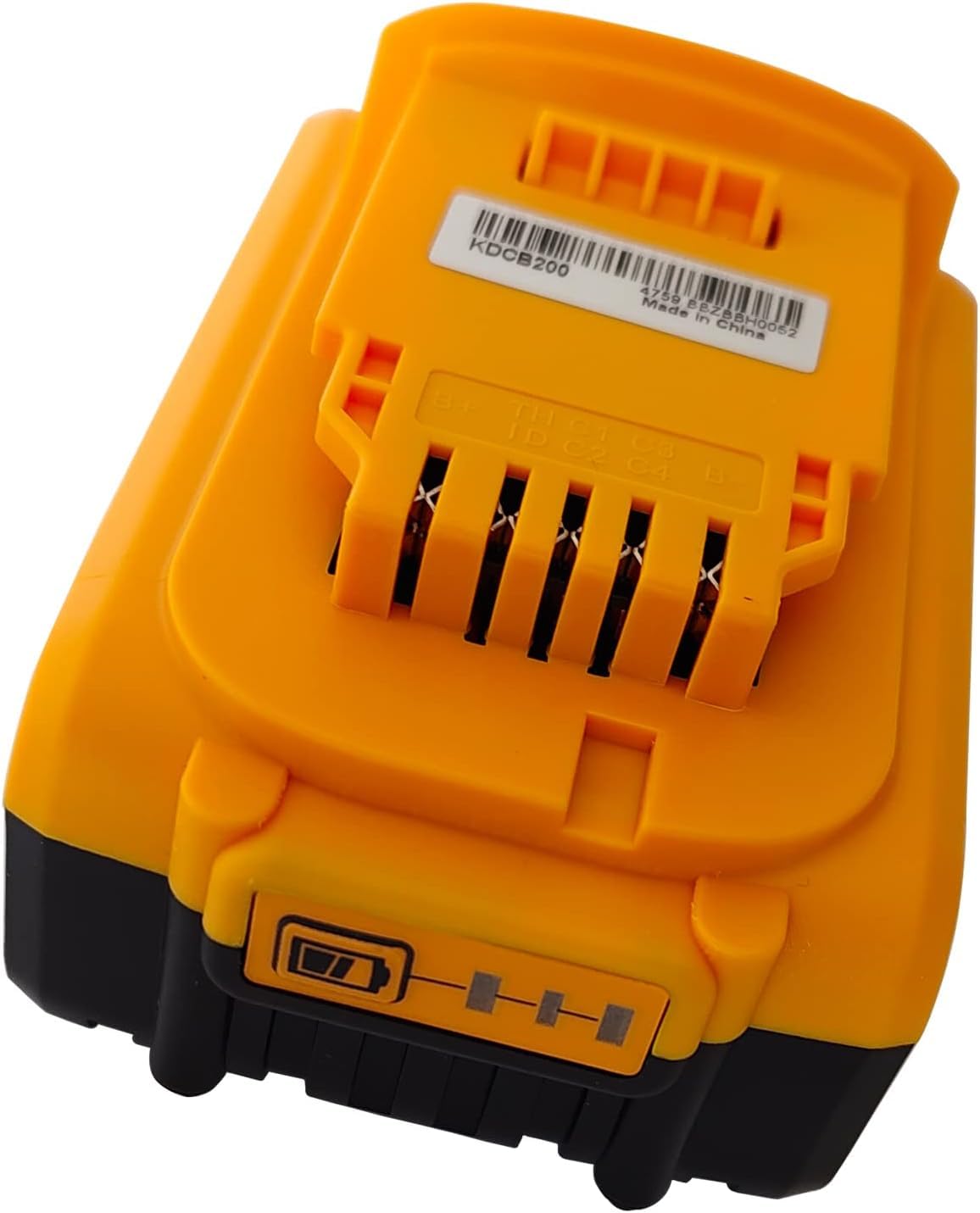 2 baterías de 5,0 Ah para batería Dewalt 18 V DCB201 DCB200 DCB204 DCB184
