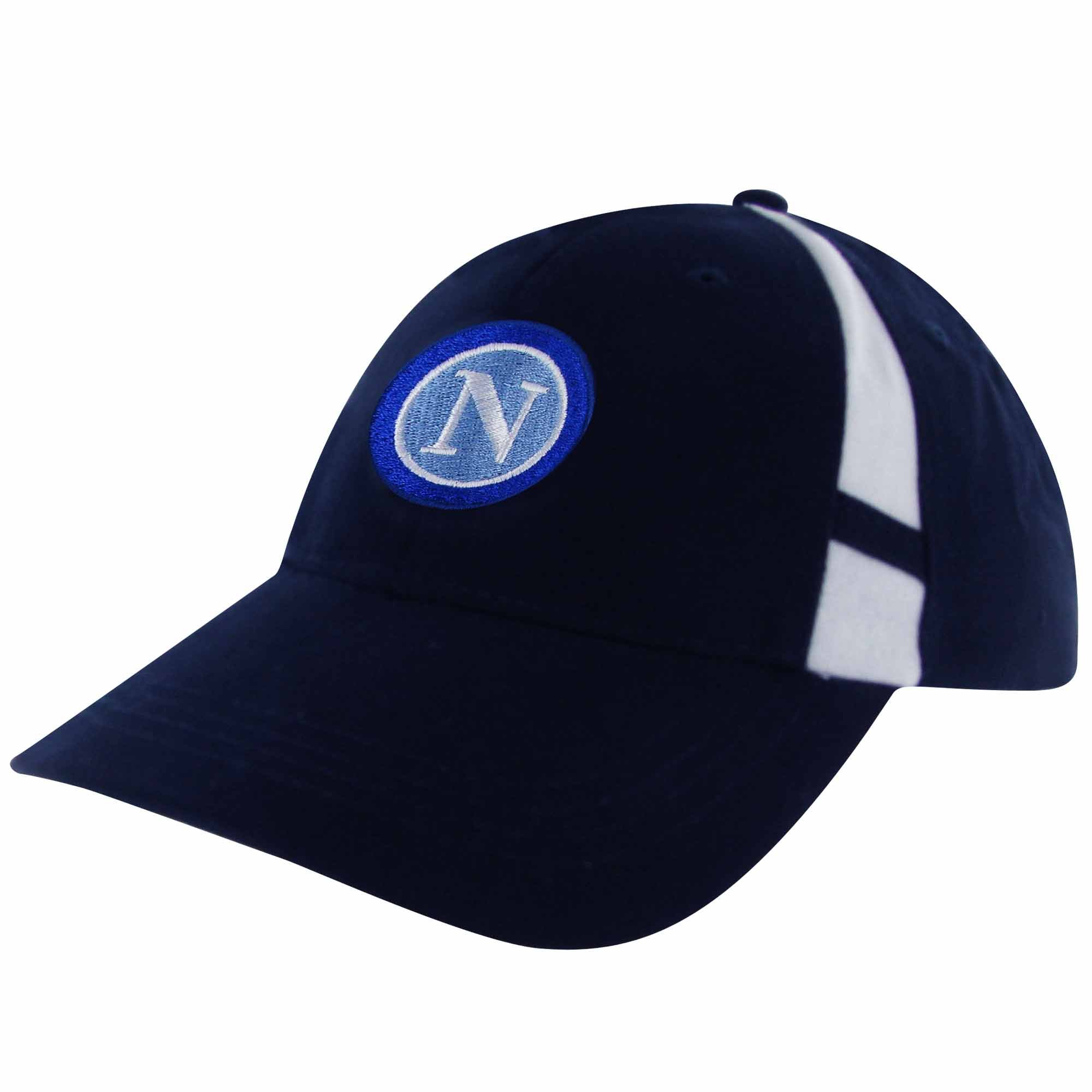 Napoli SSC Crest Baseball Cap, Crest Cap, Football Fans Cap, Calcio Cap, Multi, 7 3/8