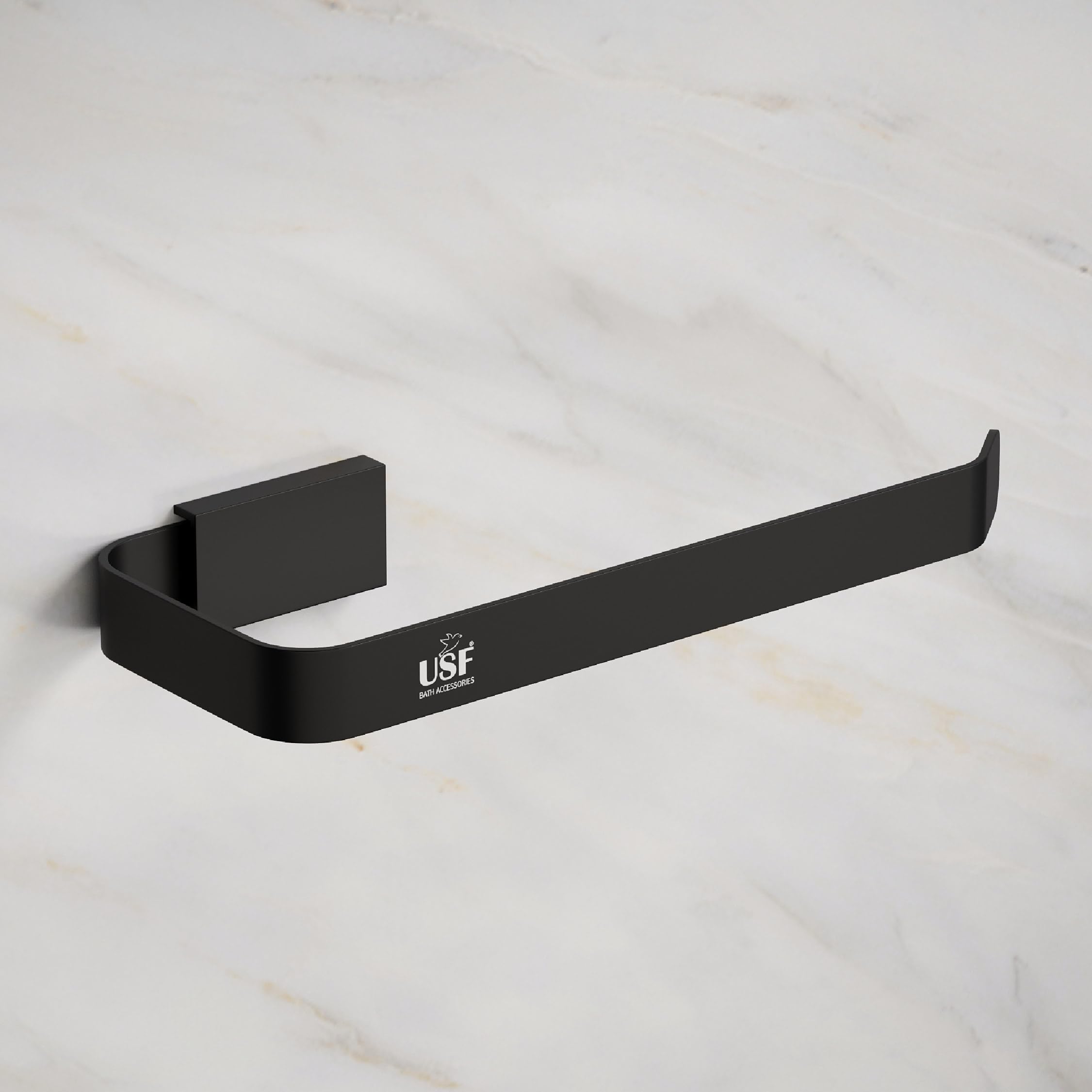 USF Stainless Steel Towel Ring - Black Rose Gold -9