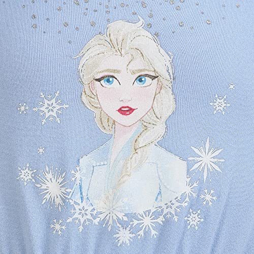 Disney Frozen Girls Elsa Long Sleeve Dress for Toddler and Little Girls – Blue4