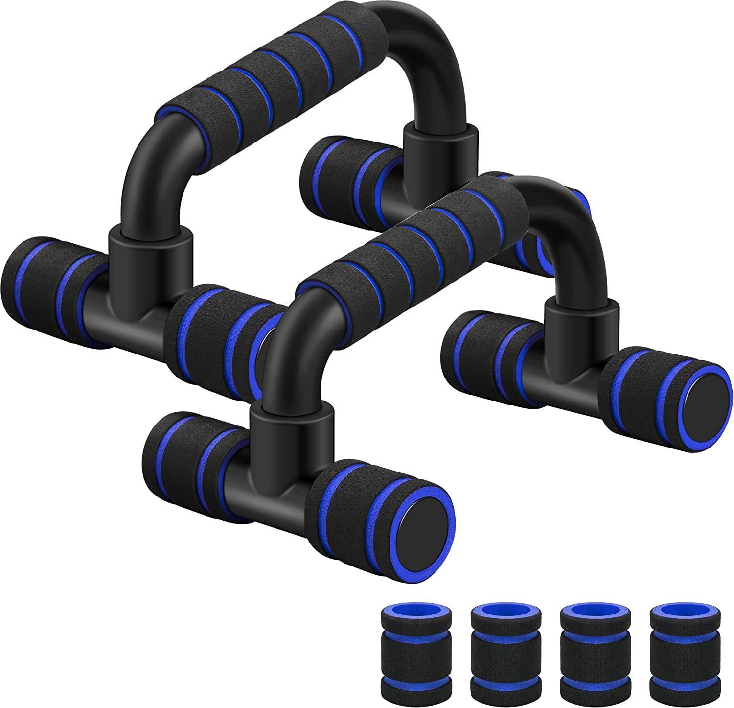 SIMRAN SPORTS Push Up Bars Strength Training - Workout Stands With Ergonomic Push-up Bracket Board with Non-Slip Sturdy Structure Portable for Home Fitness Training, Push Up Stands Handle for Floor Workouts-image-31