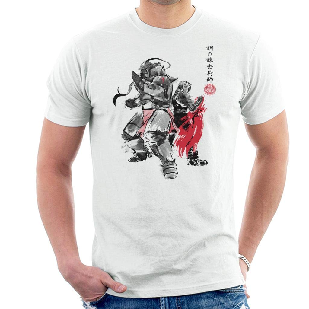 Brotherhood Japan Full Metal Alchemist Men's T-Shirt White