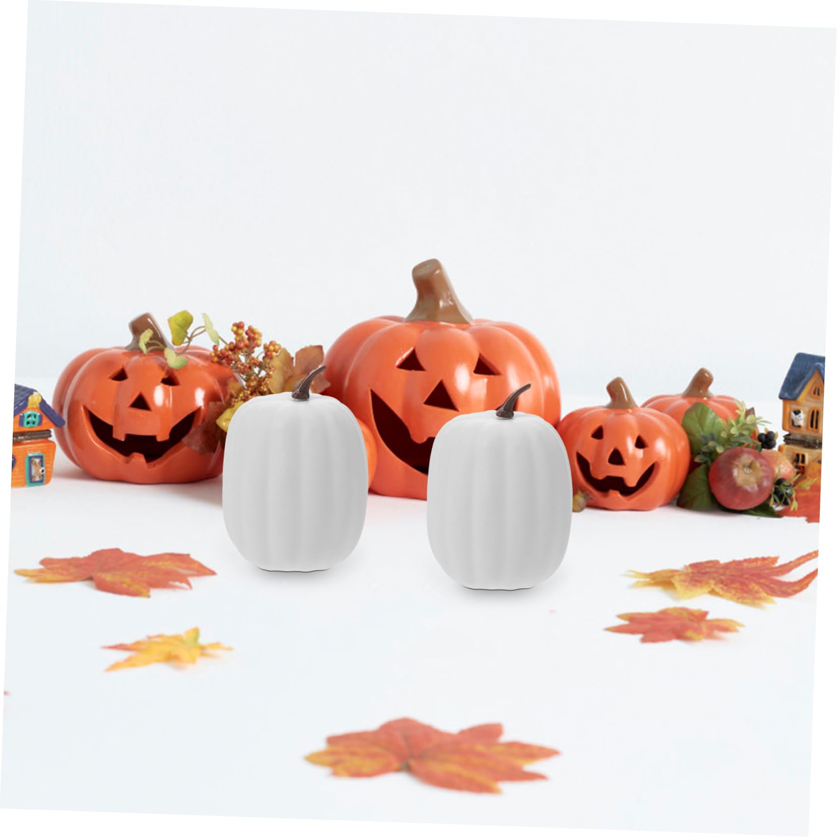 ULTECHNOVO 6pezzi Decorazione Autunnale Artificiale Piccola Simulata Plastica Halloween Decorazione Vegetale Finta