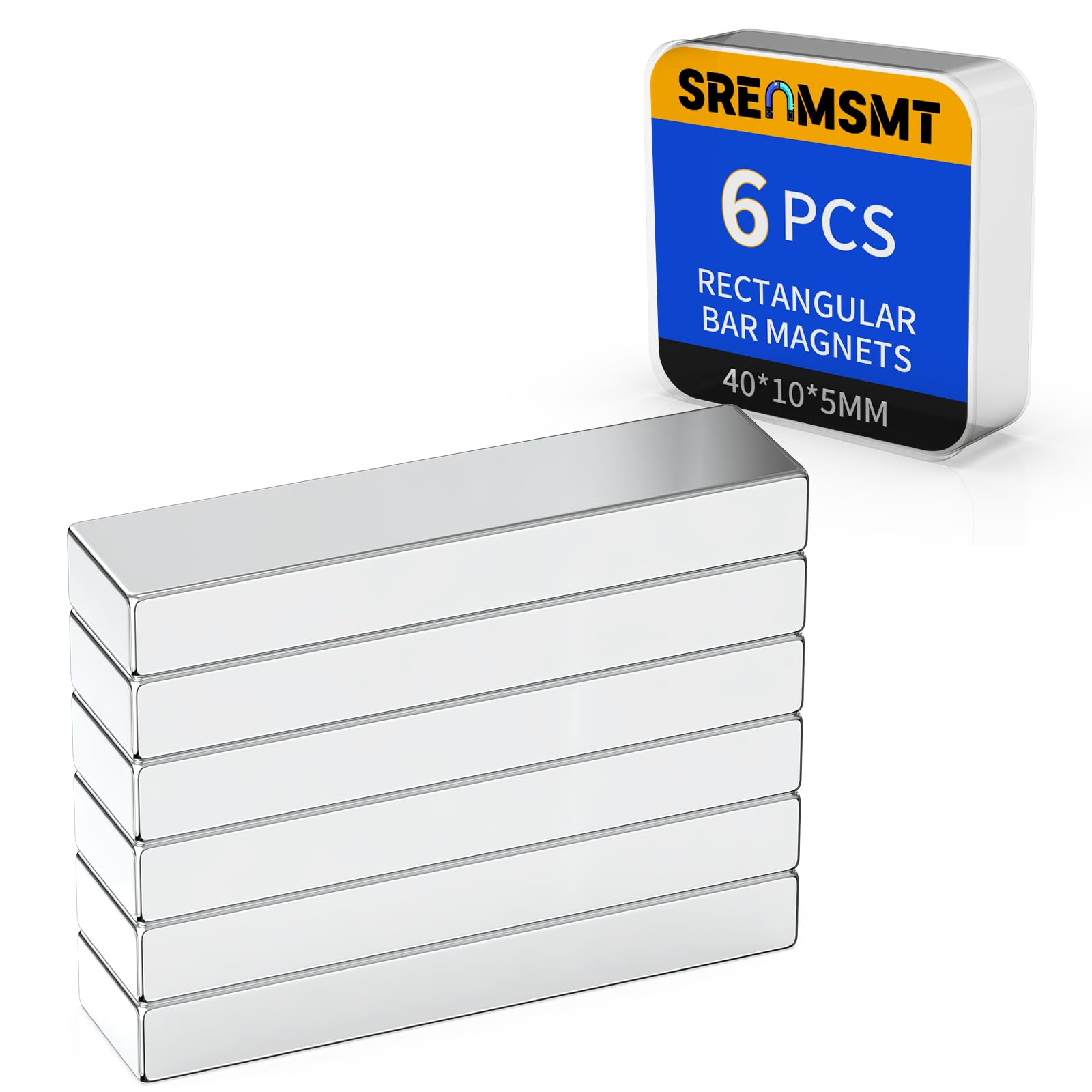 Powerful Neodymium Bar Magnets, 12 Pack Heavy Duty Magnet, 60x10x3 mm — Amazon image 10