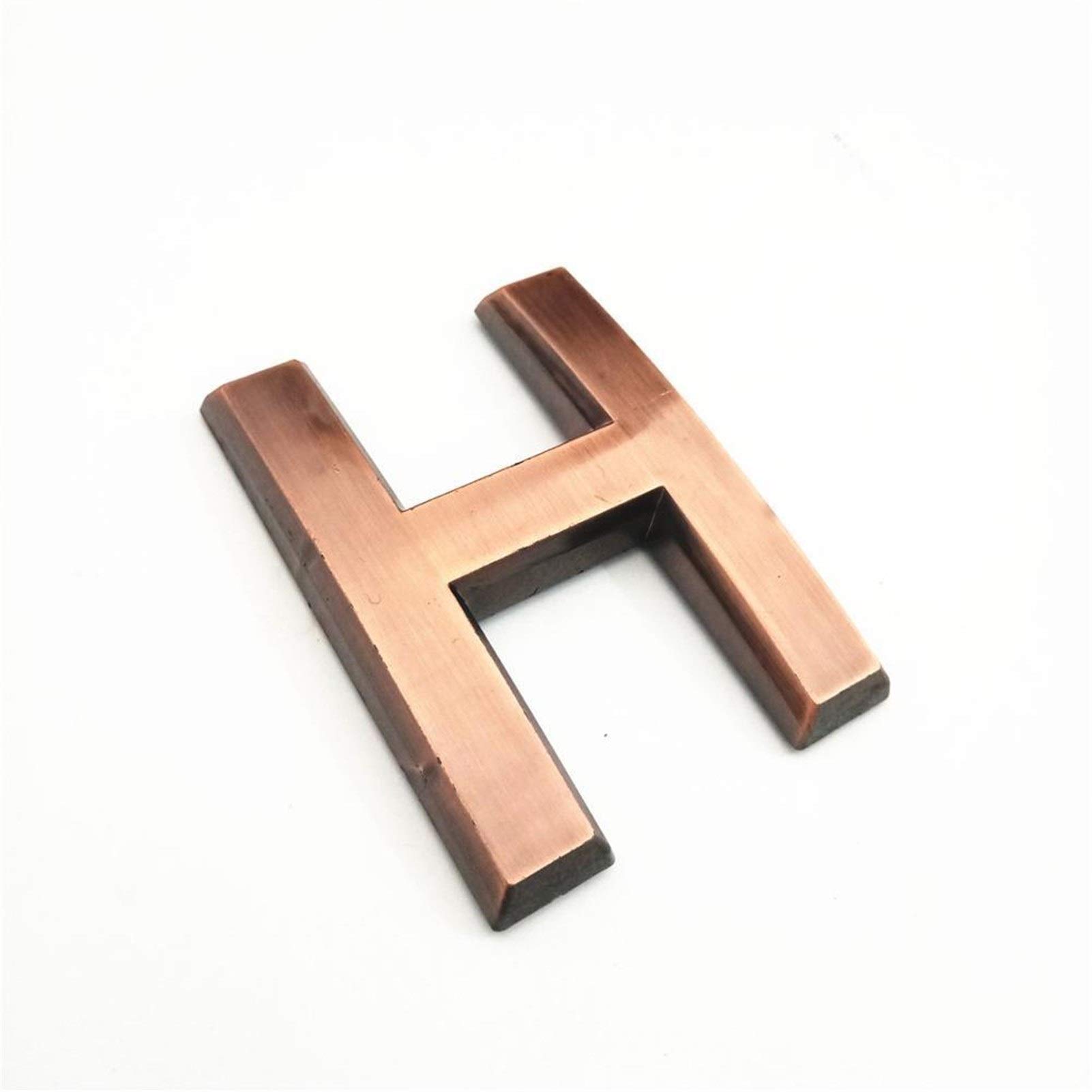 Amazon Co Jp Lcuihong 番地 ブロンズabsプラスチックプラーク数 ハウスホテルのドア住所桁ステッカープレートサイン 3 5 センチメートル 5センチメートル 7センチメートル 10センチメートルドアプレート インストールが簡単 Color Letter H Height 5cm