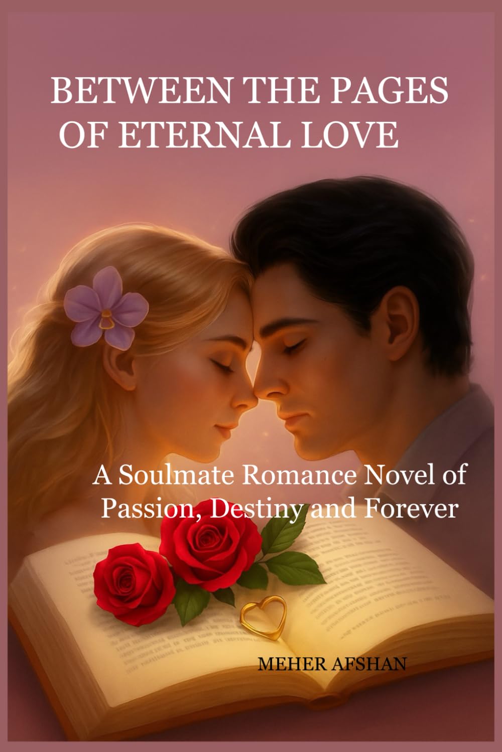 BETWEEN THE PAGES OF ETERNAL LOVE: A Soulmate Romance Novel of Passion, Destiny, and Forever