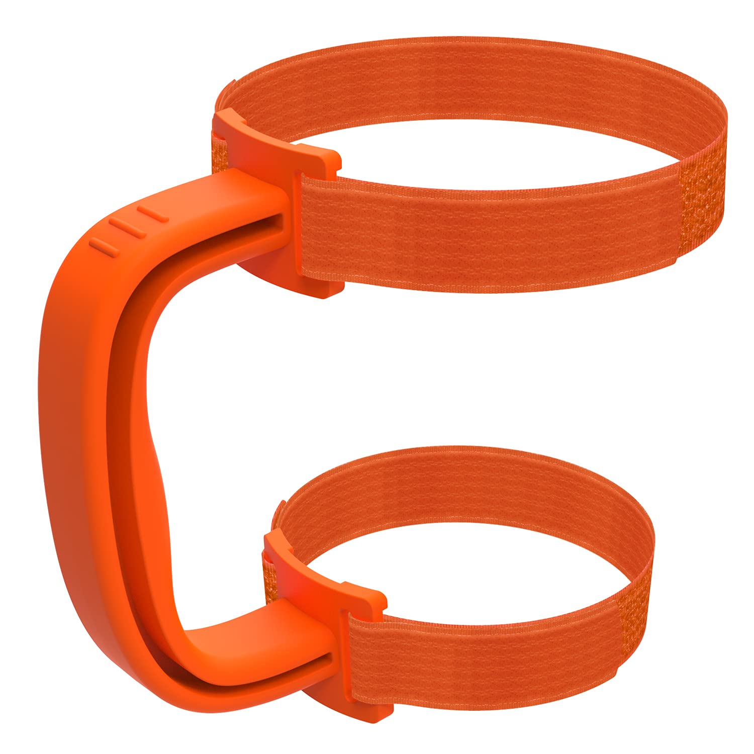 yoelike 11 Colors New Upgrade Anti-Slip Adjustable Handle Fit for 20 Oz to 44 Oz of YETI, RTIC, Ozark Trail, Simple-Moden, SIC, SUNWILL, Tervis All Brand Travel Tumbler Cup Mug BPA FREE (Orange)