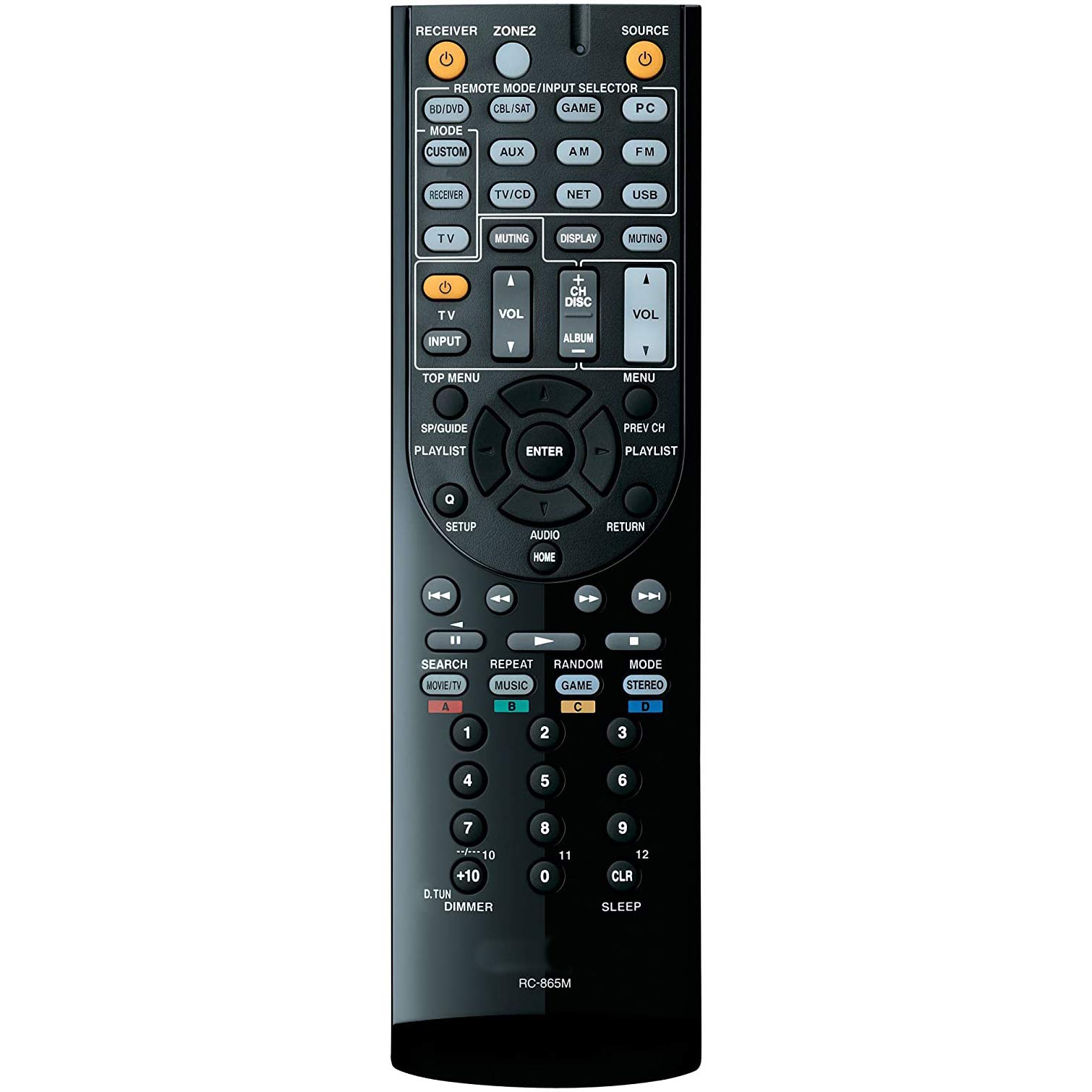 INTECHING 24140835 AV Receiver Remote Control for Integra DTR-20.4