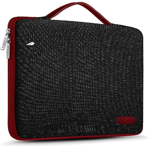 Image of Hseok Laptop Sleeve 13-14 Inch Case Briefcase Compatible with MacBook Neo Pro 14 M5 /M4 /M3 /M2 /M1, All Models 13.3 Mac Air /Pro, XPS 13 14, Most Popular 13 inch-14 inch Notebooks,B03K02