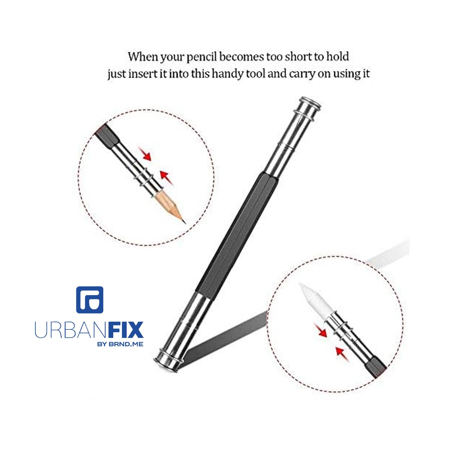 URBANFIX 29 Pieces Professional Sketching & Drawing Art Tool Kit with Graphite Pencils, Charcoal Pencils, Paper Erasable Pen, Craft Knife-Lightwish (with Canvas Rolling Pouch) 3