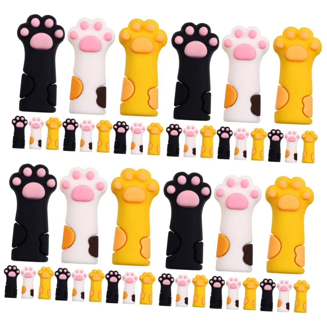Healvian 4 Set Di Forbici Per Manicure Con Design A Cartoni Animati in Silicone Per Tagliaunghie 12 Pezzi*4