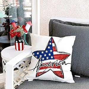 GEEORY 4th of July Decorations Pillow Covers 18x18 Set of 4 America Flag Stars and Stripes God Bless America Throw Pillow Covers Patriotic Pillows Memorial Day Decor Cushion Case GEEORY 4th of July Decorations Pillow Covers 18×18 Set of 4 America Flag Stars and Stripes God Bless America Throw Pillow Covers Patriotic Pillows Memorial Day Decor Cushion Case